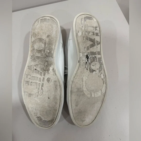 Calvin Klein Ibrahim Leather White Men Shoes Trainers Size 12 Casual - Picture 7 of 7